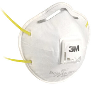 3M 8812 FFP1S RÉSZECSKESZŰRŐ SZELEPES FÉLÁLARC