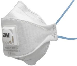 3M 9322+ AURA FFP2 RÉSZECSKESZŰRŐ FÉLÁLARC (10 db)