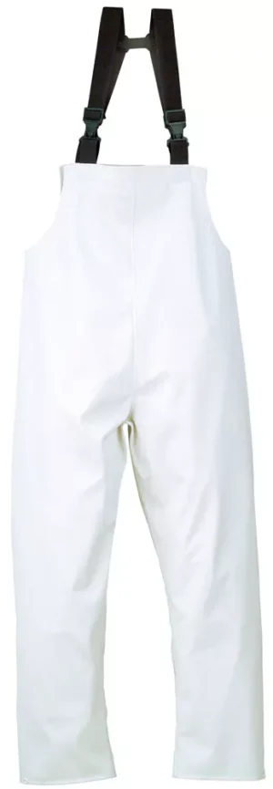 FOOD FEHÉR PU ÉLELMISZERIPARI MELLESNADRÁG/kertésznadrág