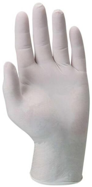 LATEX VIZSGÁLÓKESZTYŰ, PÚDEROZOTT/100 DB