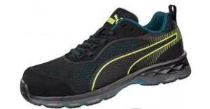 Puma Fuse Knit Black Wns Low S1P ESD HRO SRC női munkavédelmi cipő