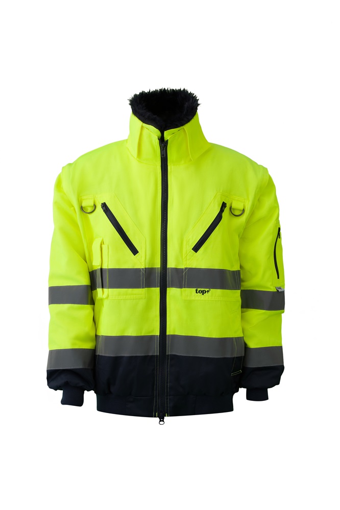 TOP Falcon Fluo HI-VIS 4 in 1 pilóta dzseki
